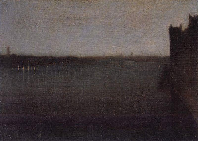 James Mcneill Whistler Nocturne in Grau und Gold, Westminster Bridge Spain oil painting art